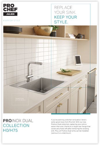 PROINOX H0+H75 - DUAL SINKS